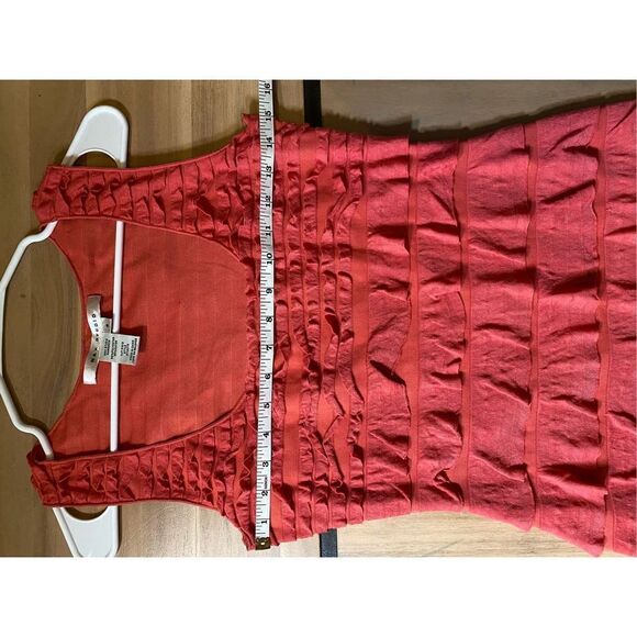 Max Studio Coral Ruffled Top - Picture 5 of 5